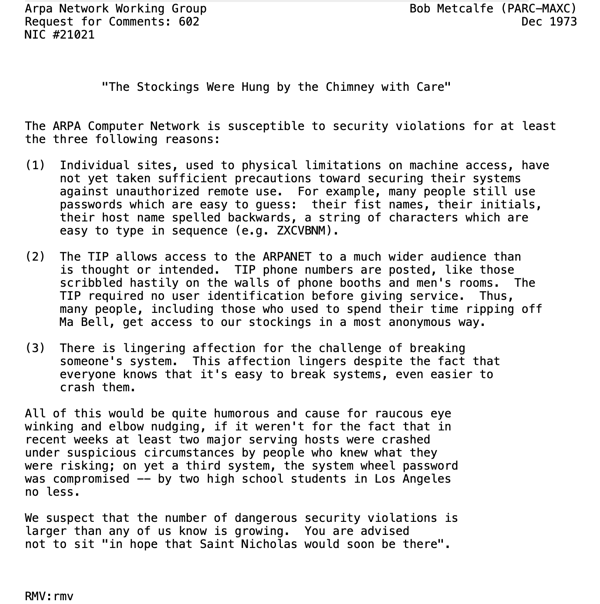 RFC 602